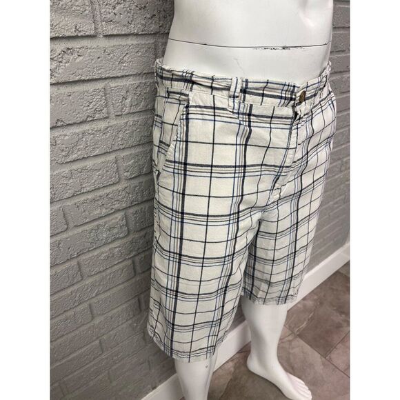 Covington Men Plaid Shorts Size 34 - Picture 3 of 8